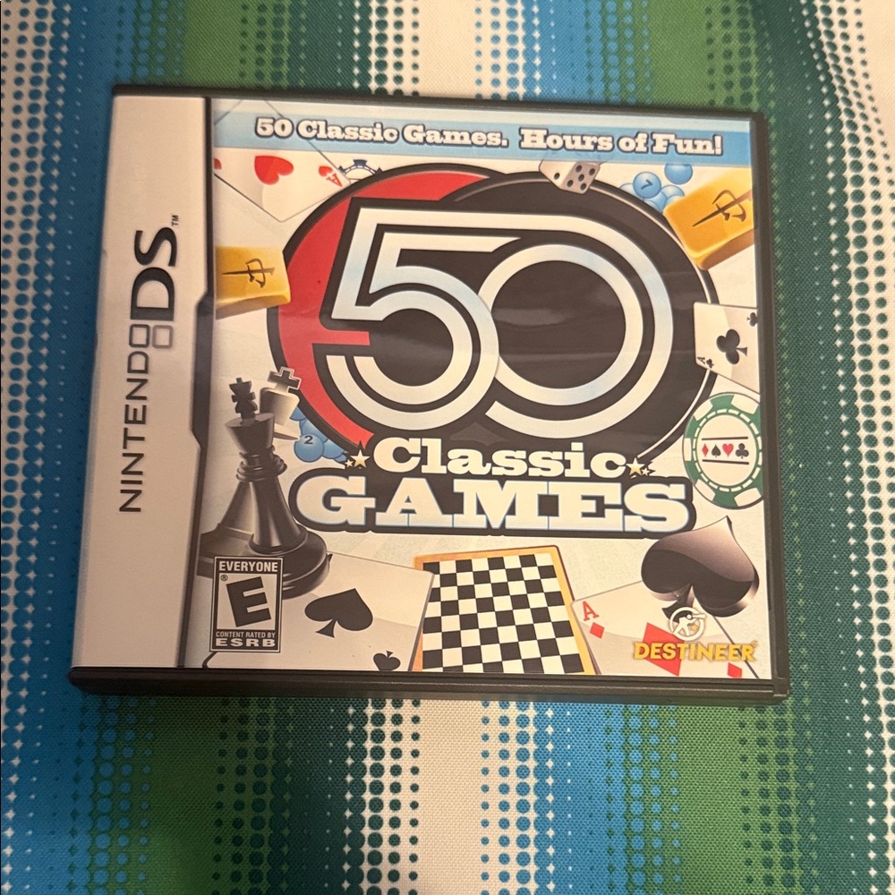 Nintendo DS 50 Classic Games - Red, Black, White, Blue, Green